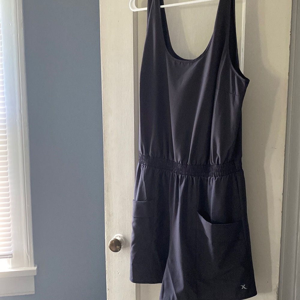 Flexure, blue romper